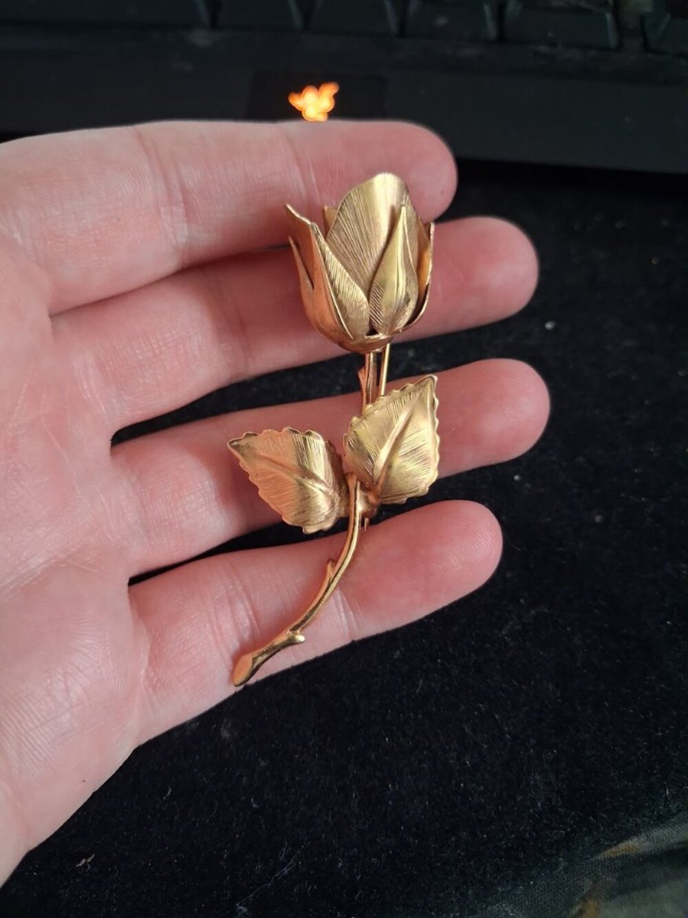 Rose brooch